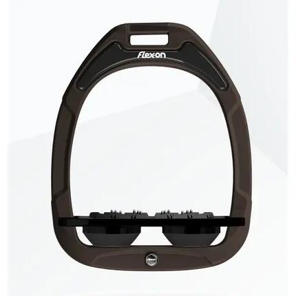 Platte Ultra Grip Steigbügel Braun/Schwarz/Schwarz Flex-On Green Composite