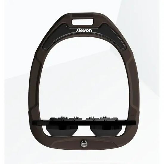 Platte Ultra Grip Steigbügel Braun/Schwarz/Schwarz Flex-On Green Composite