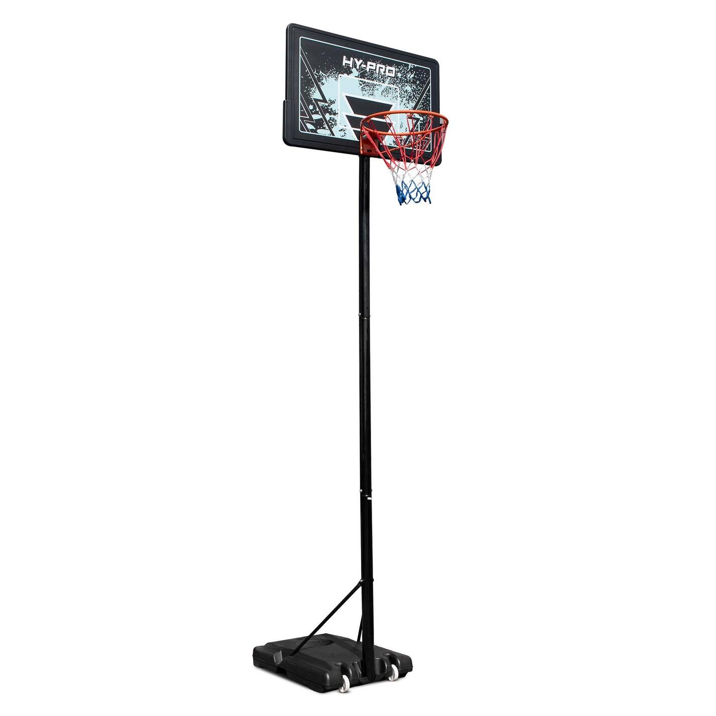 HY-PRO Hy-Pro Adjustable Basketball Stand - 1.35m - 3.05m, Portable, Basketball Hoop