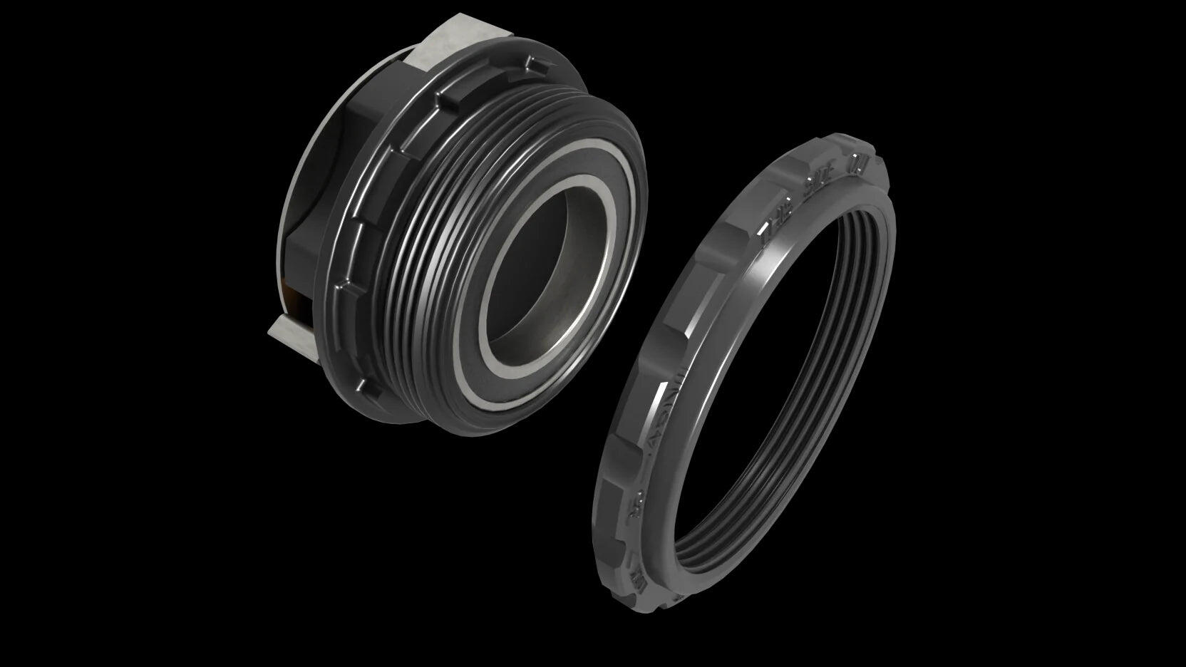 ÉCOLOGIE Set ruota libera Enviolo con ghiera di bloccaggio.