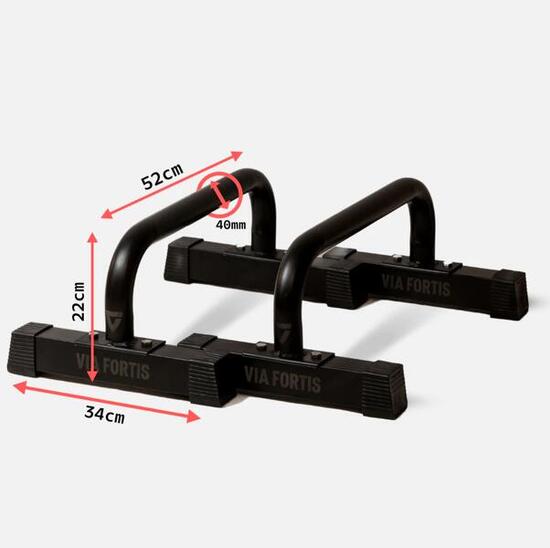 Barres Parallettes Premium taille M, leader en street workout et renforcement