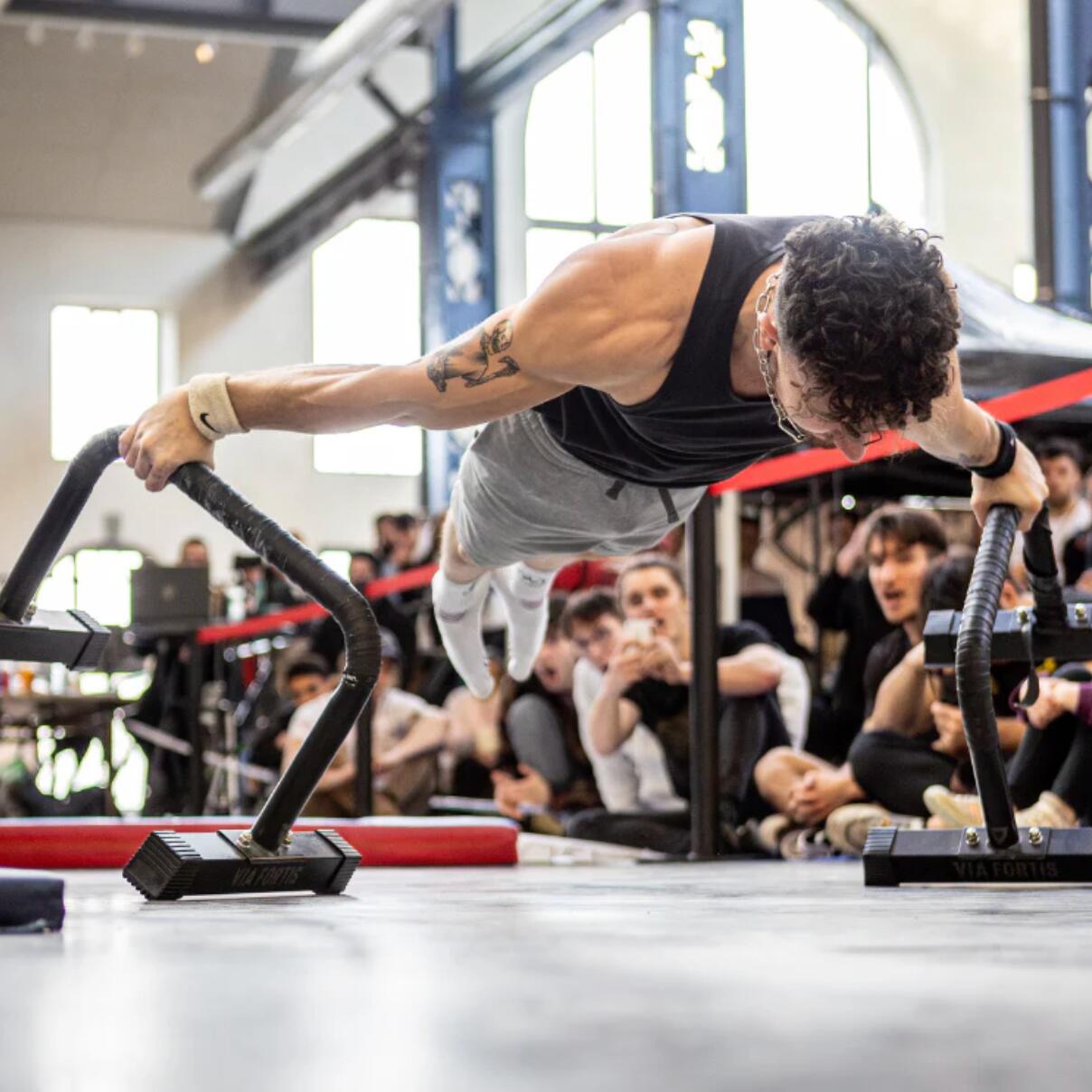 Premium Parallettes L-formaat, topkeuze voor street workout en krachttraining. 3/3