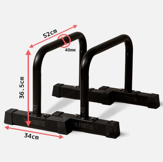 Premium Parallettes Größe L – führend im Street Workout und Krafttraining.