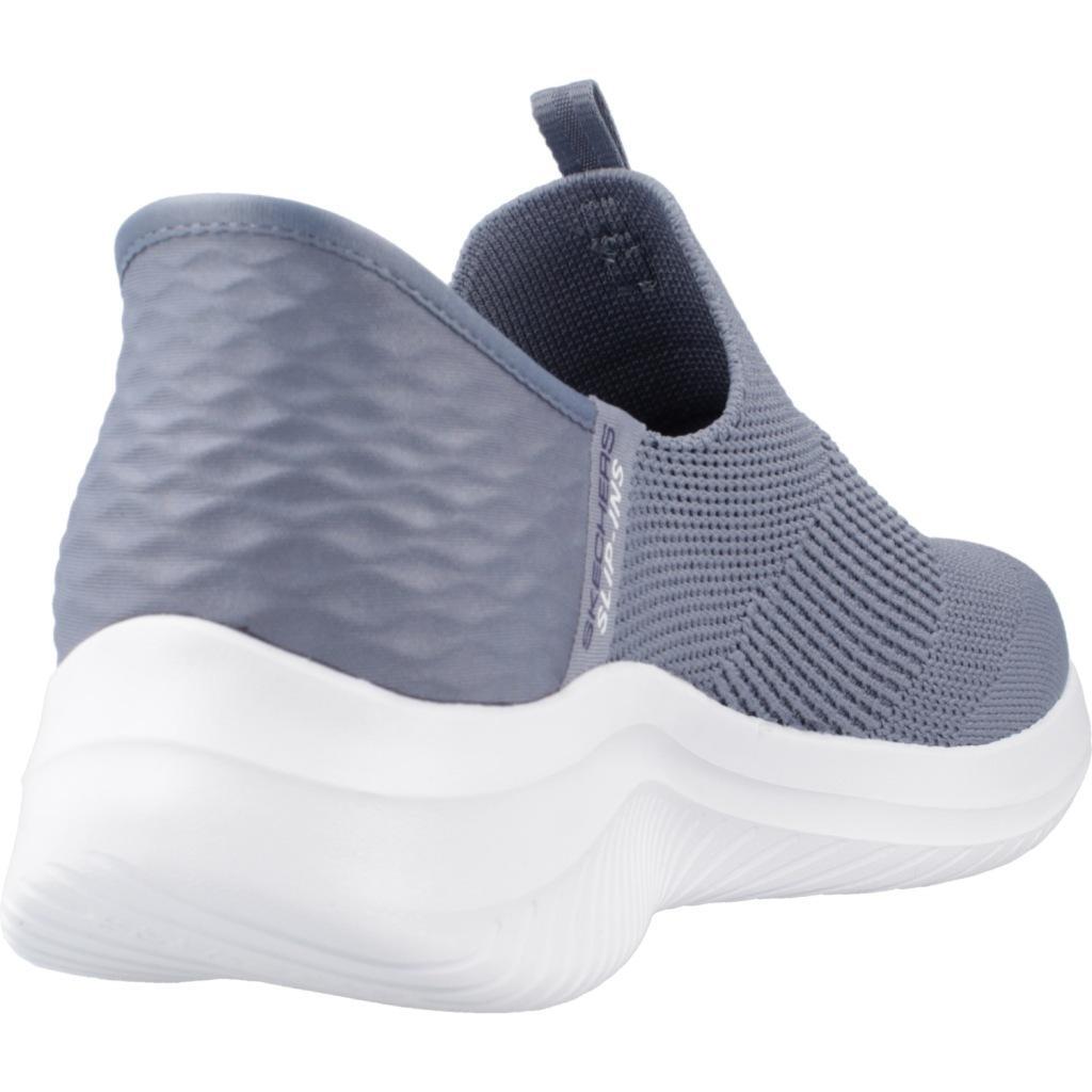 Baskets Skechers Modèle Slip-ins Ultra Flex 3.0 Cozy Streak Couleur Bleu 3/5