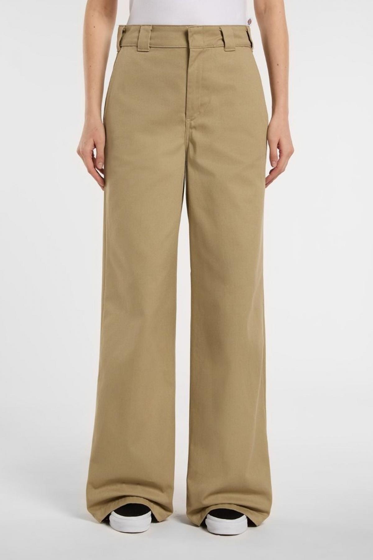 Calças Dickies Modelo Wide Leg Pant Cor Verde 5/5
