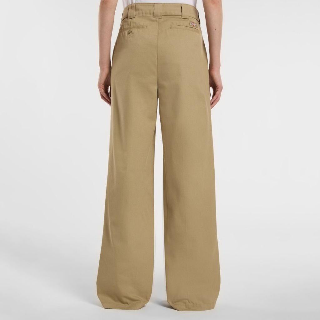 Calças Dickies Modelo Wide Leg Pant Cor Verde 3/5
