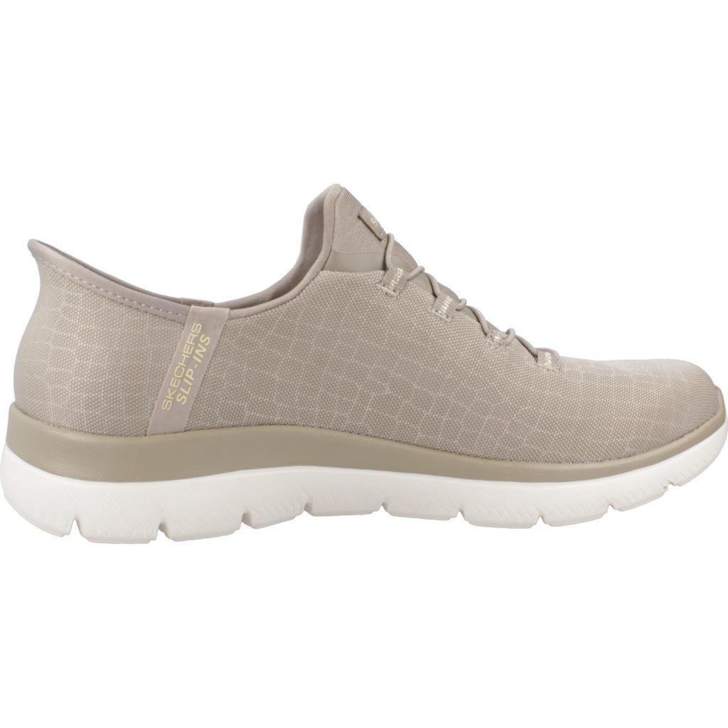 Baskets Femme Baskets Skechers SUMMITS-CLASSY NIGHT Beige Skechers 4/7