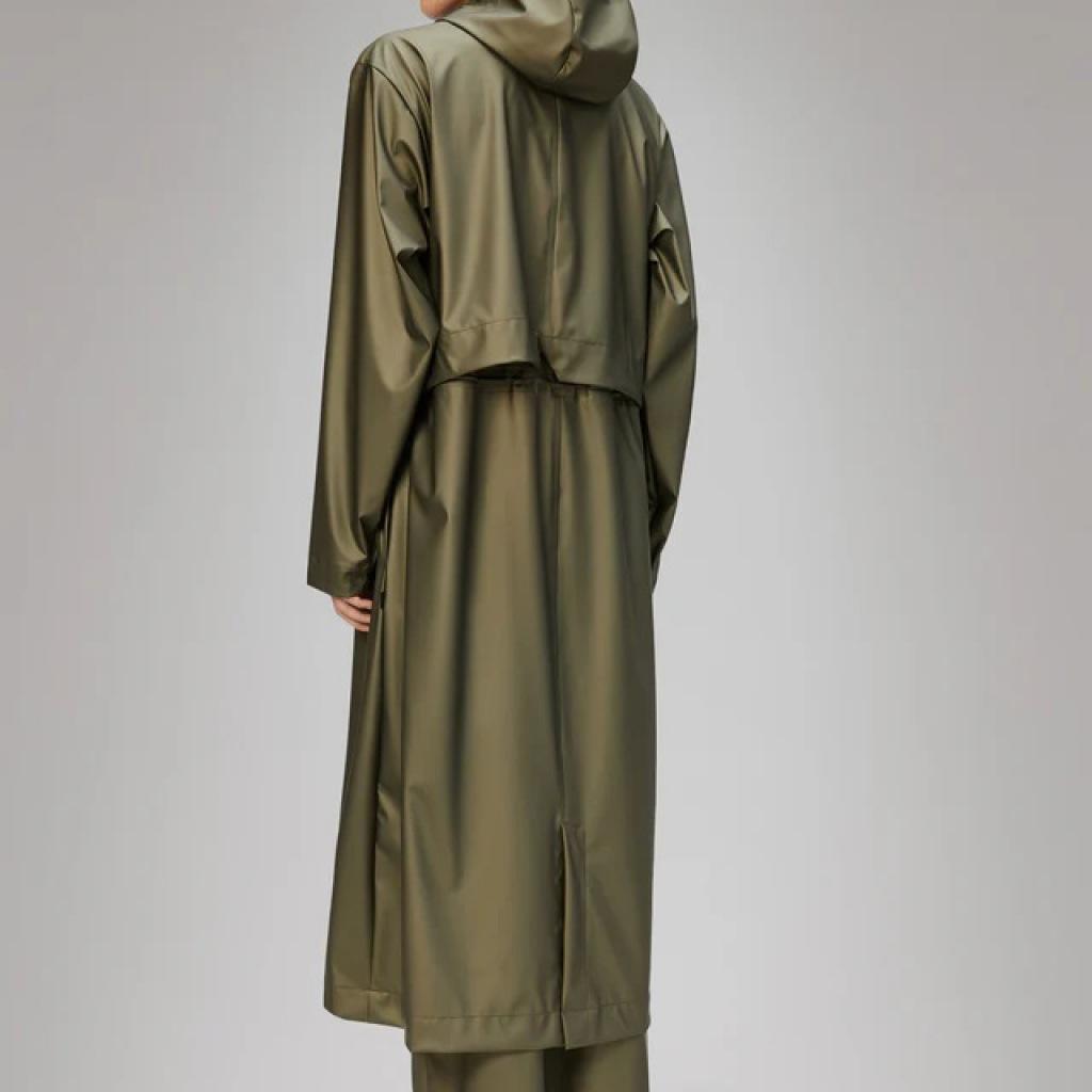 Kurtka RAINS BOLD LONGEST JACKET W3 Zielony 3/5