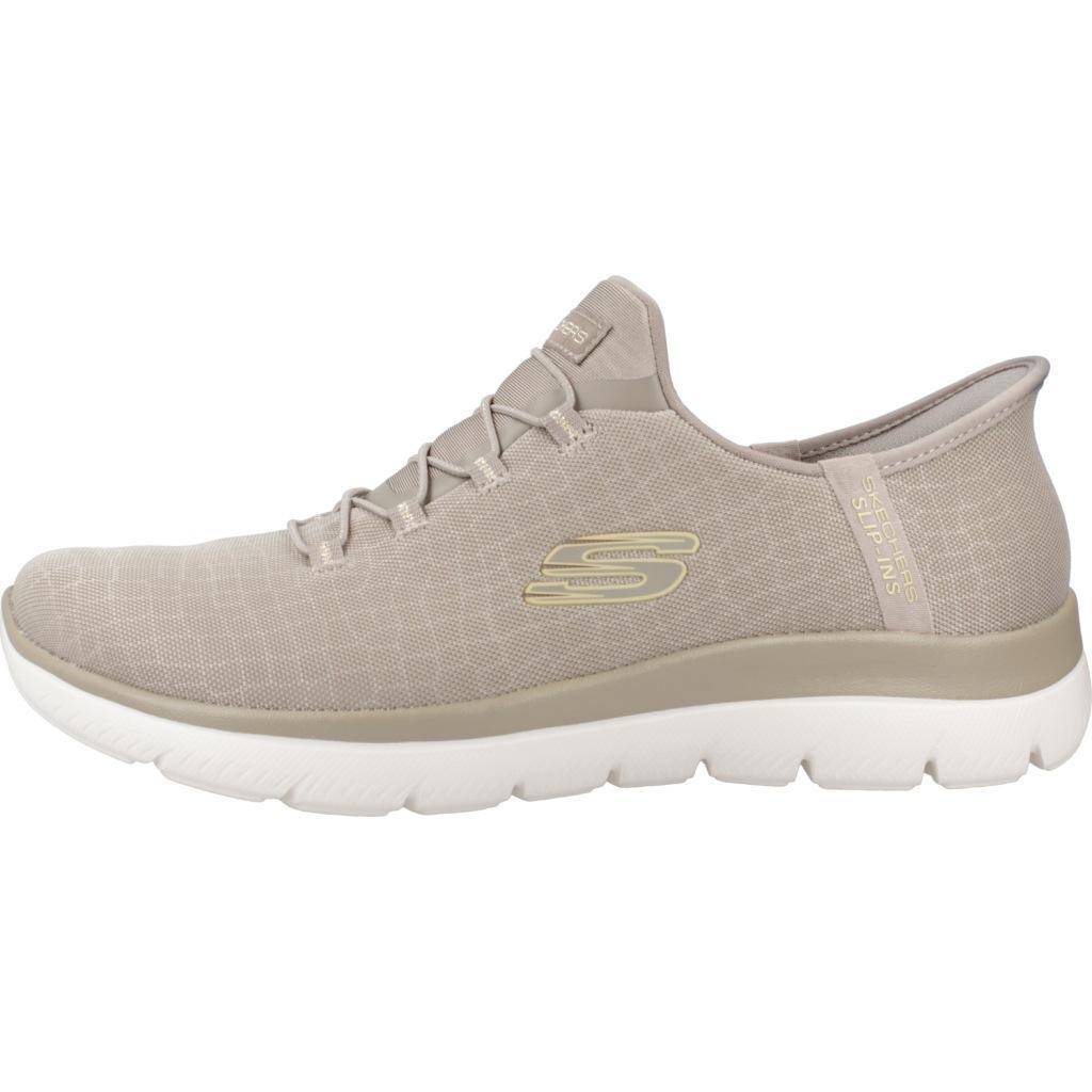 Baskets Femme Baskets Skechers SUMMITS-CLASSY NIGHT Beige Skechers 2/7