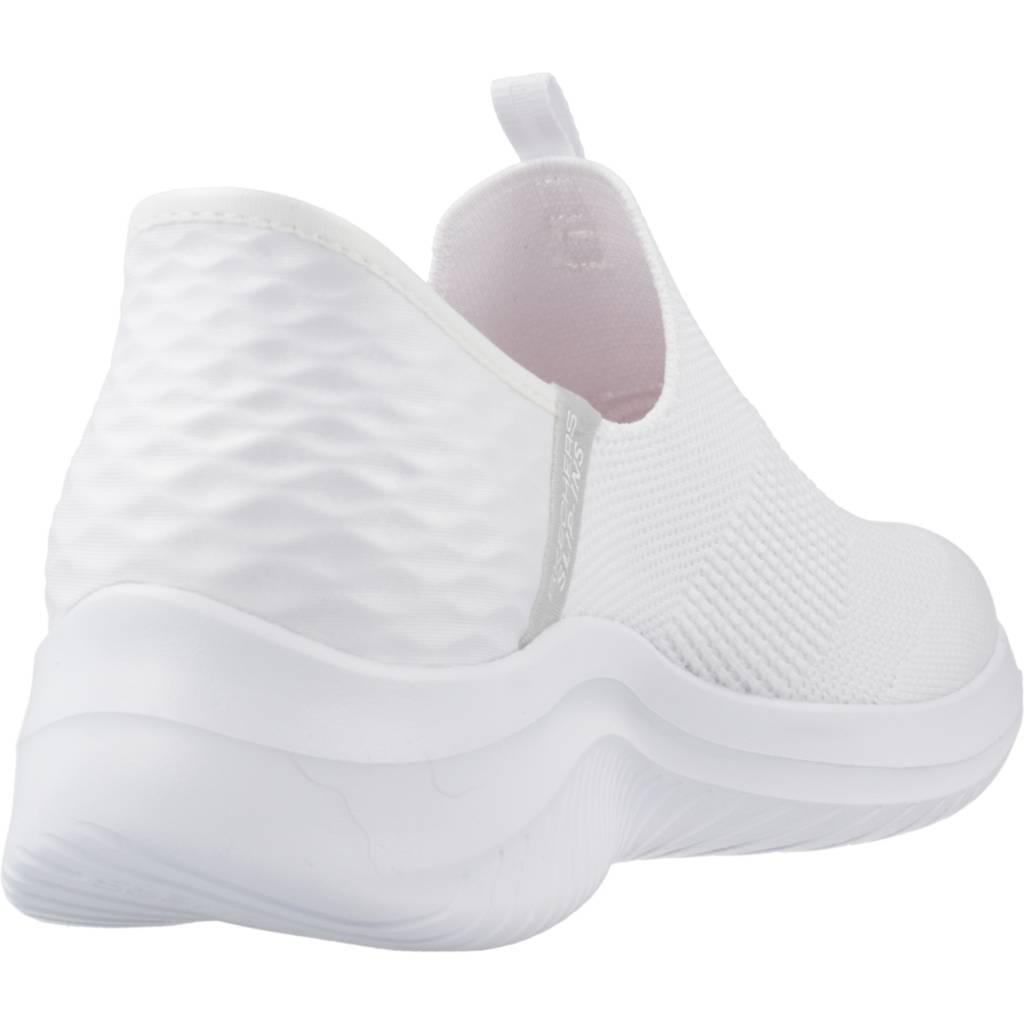 Baskets Skechers Modèle Slip-ins Ultra Flex 3.0 Cozy Streak Couleur Blanc 3/7