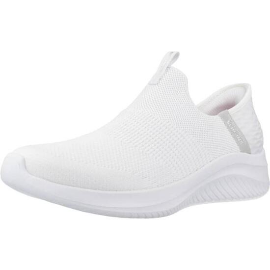 Buty SKECHERS SLIP-INS ULTRA FLEX 3.0 COZY STREAK Biały