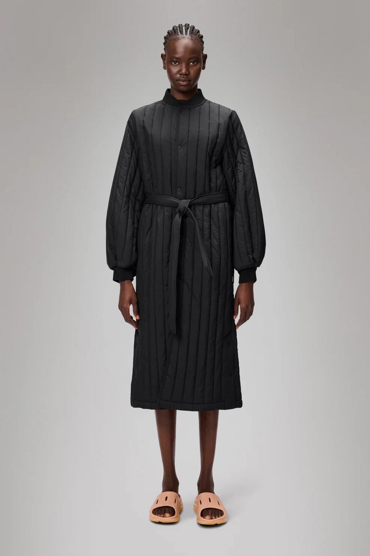 Giacca Rains Modello Banja Liner W Coat T1 Colore Nero 5/5