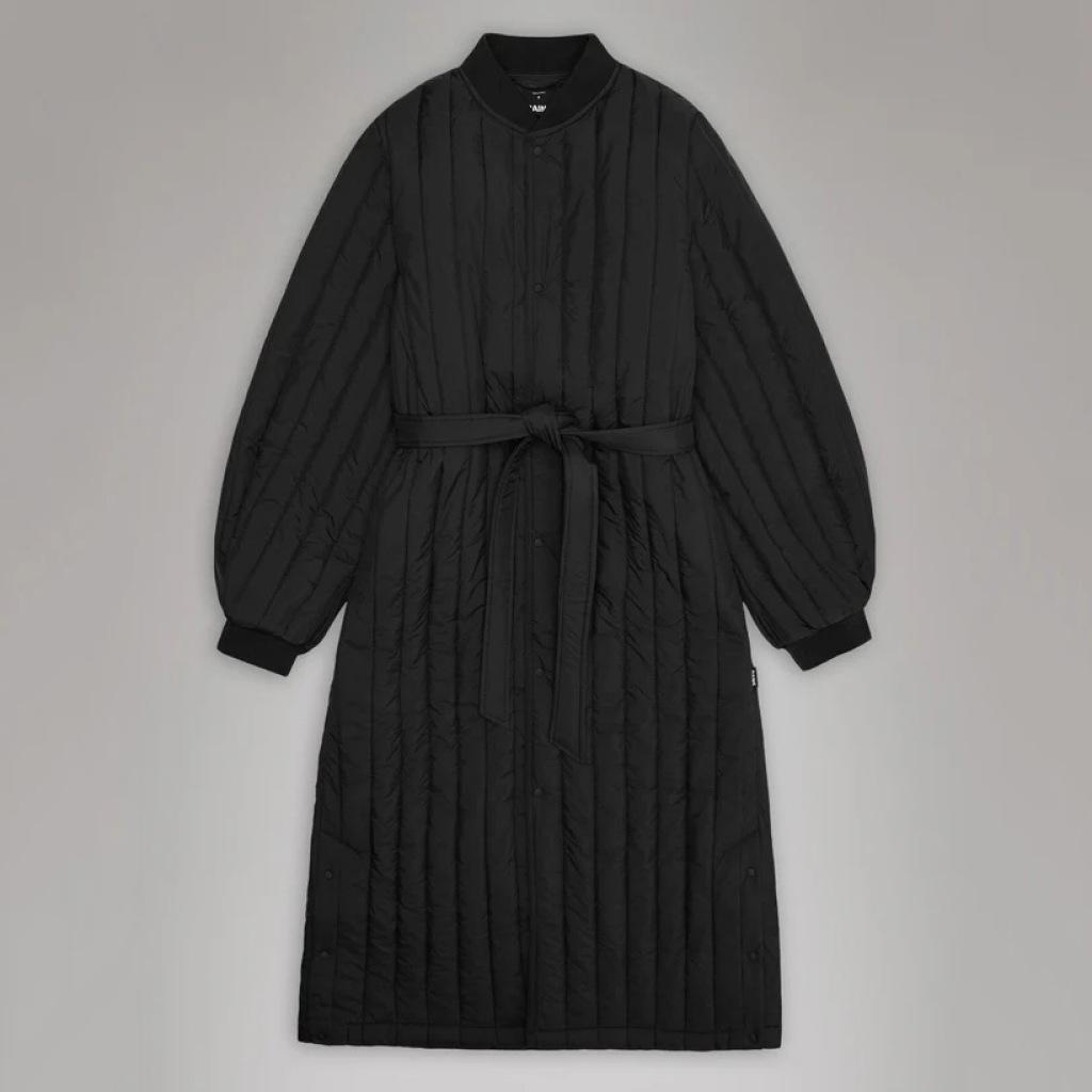 Giacca Rains Modello Banja Liner W Coat T1 Colore Nero 2/5