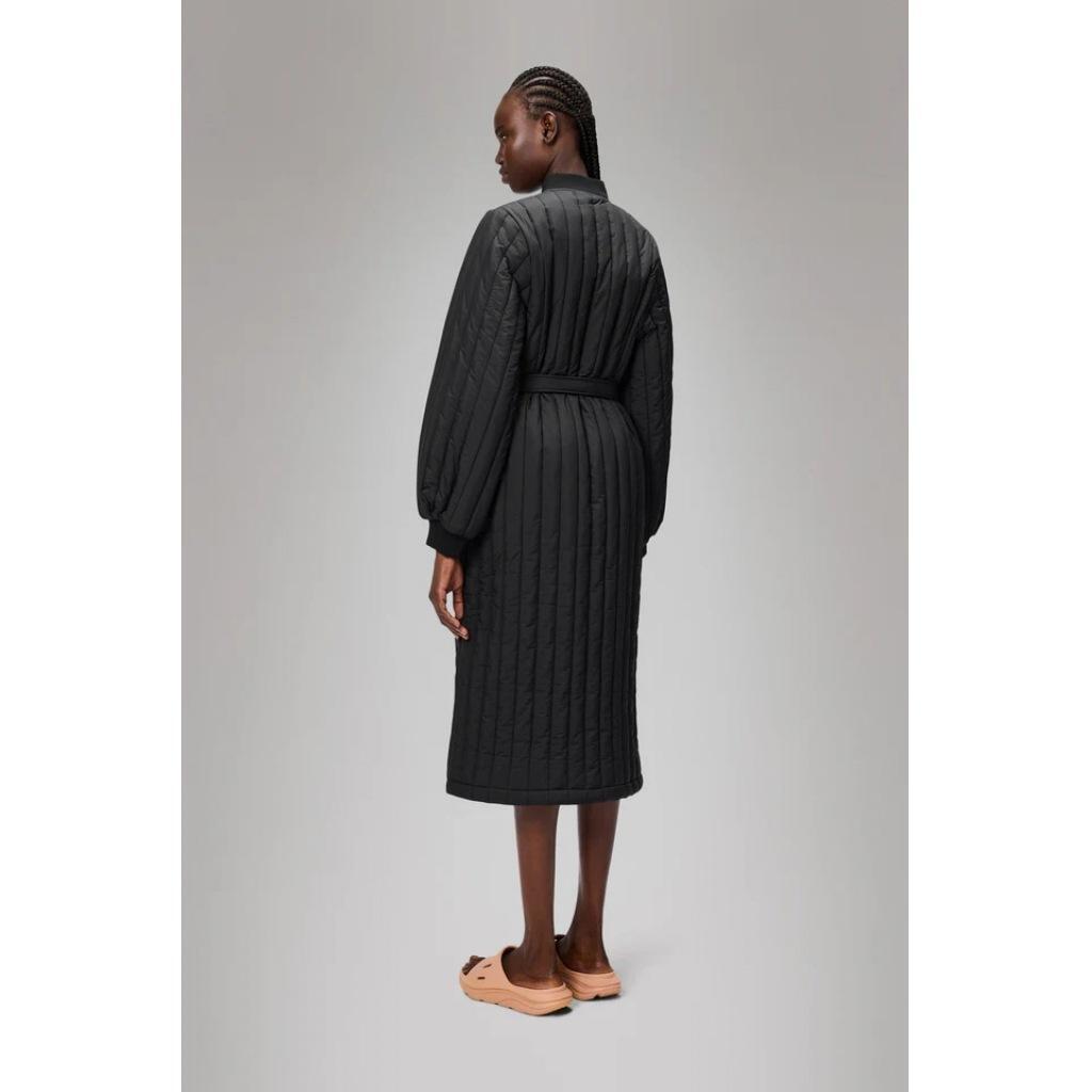 Giacca Rains Modello Banja Liner W Coat T1 Colore Nero 3/5