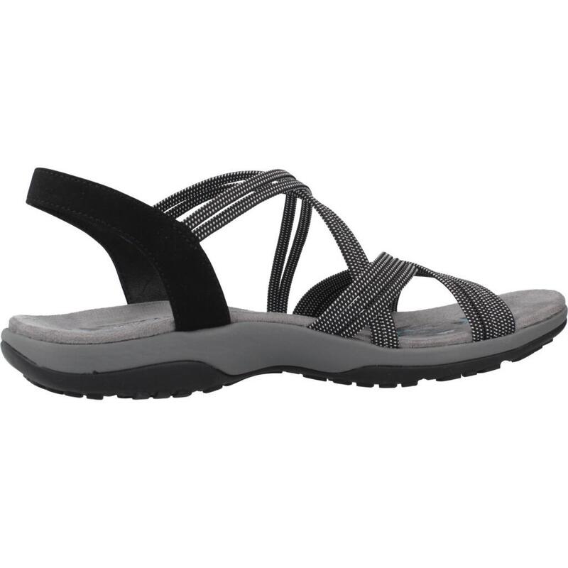 Sandales Skechers Modèle Reggae Slim - Turn It Up Couleur Noir