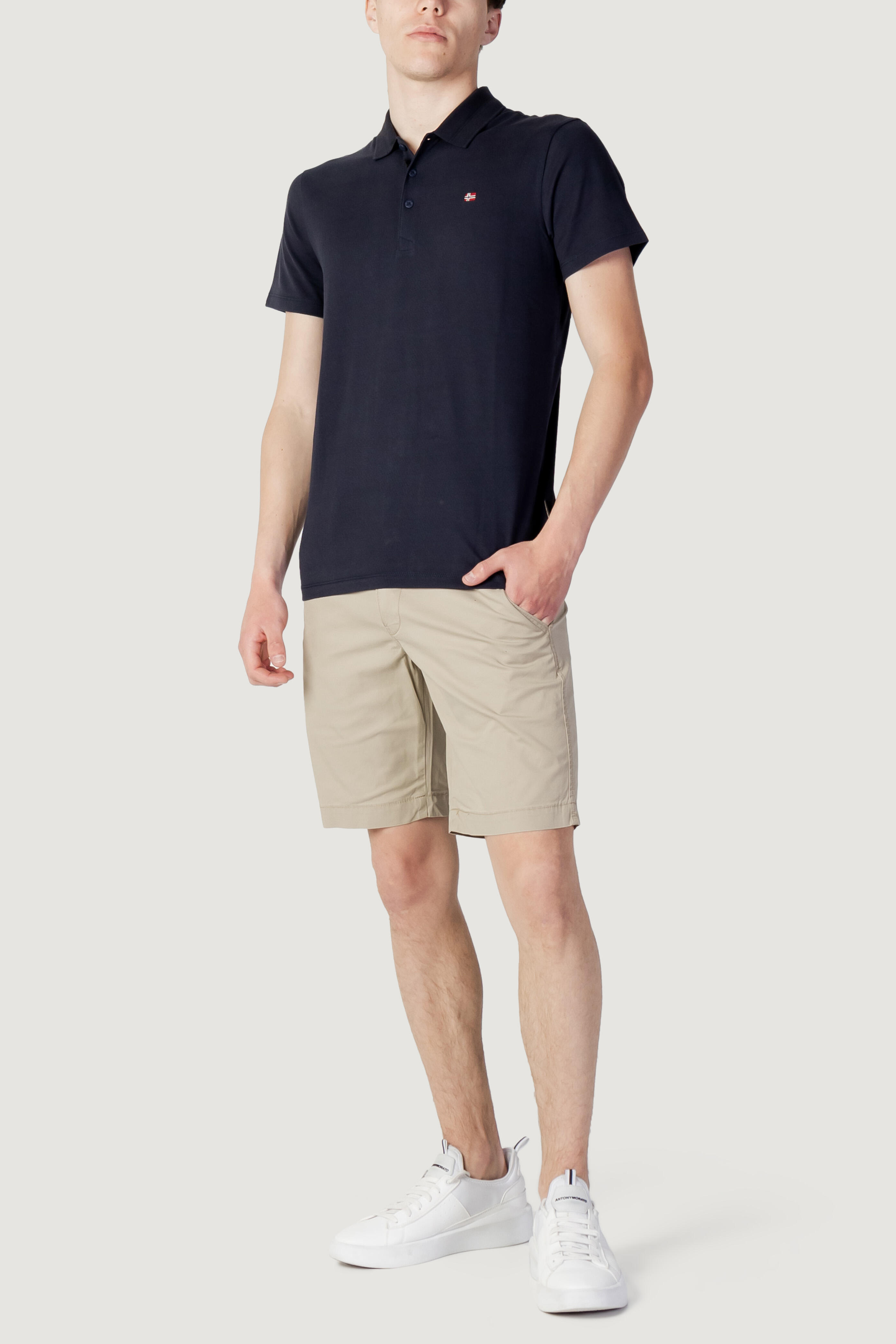 Polo met korte mouwen EALIS SS SUM HEREN BLAUW 5/5