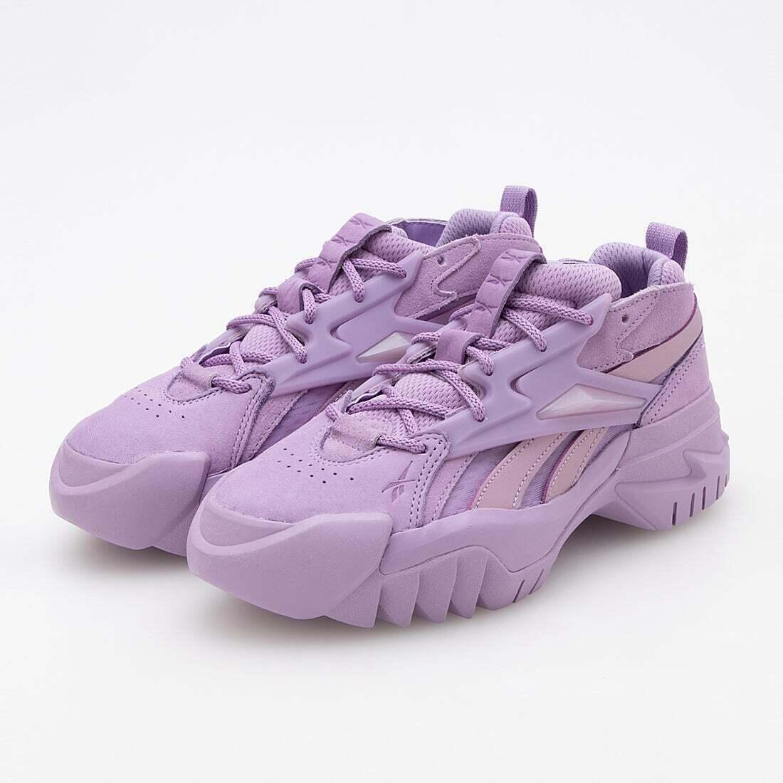 Baskets Reebok X Cardi B Club C V2, Violet, Femmes 3/5