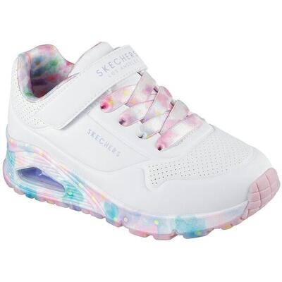 Zapatillas Skechers Uno Gen1 - Fresh Blo, Blanco, Niños