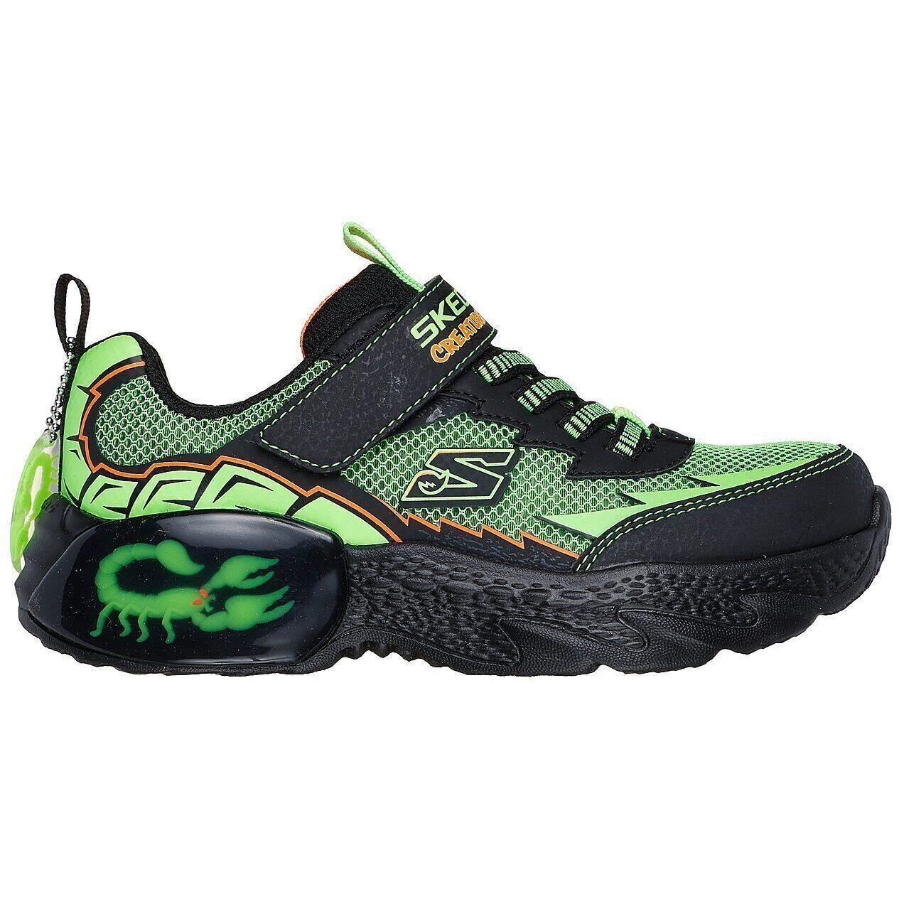 Baskets Skechers Creature-crawlers, Vert, Enfants 3/5
