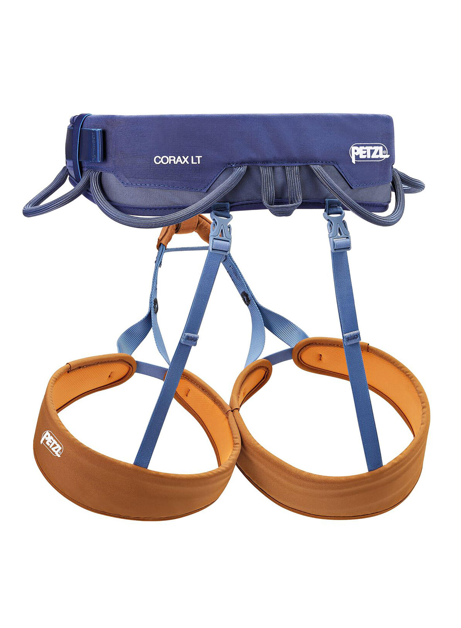 Arnés de escalada Petzl Corax LT M indigo ligero acolchado 2/6