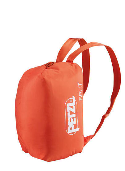 Seilrucksack Split red orange