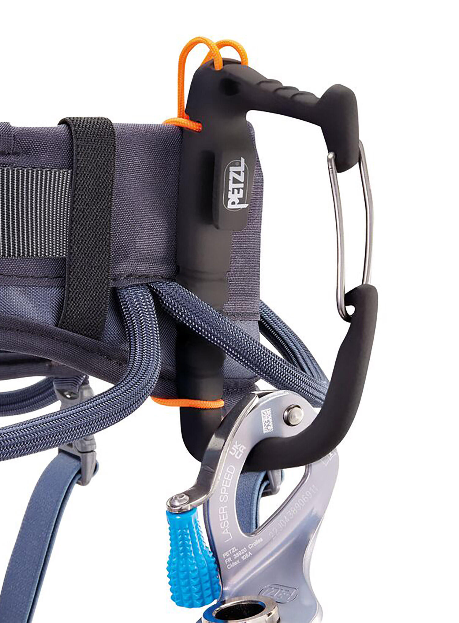 Imbrago da arrampicata Petzl Corax LT grigio scuro S, leggero 5/6