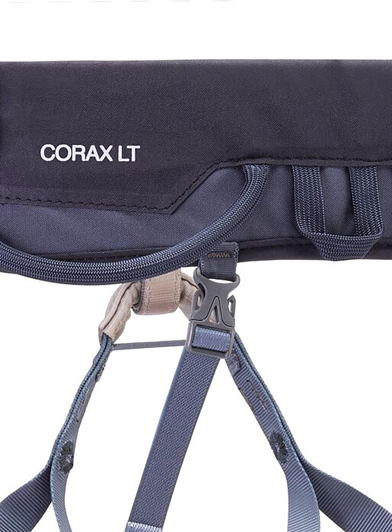 Imbrago da arrampicata Petzl Corax LT grigio scuro S, leggero 4/6