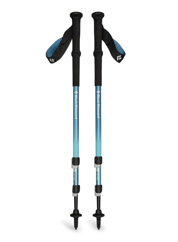 Kije aluminiowe Black Diamond Trail Back Trekking Poles - creek blue