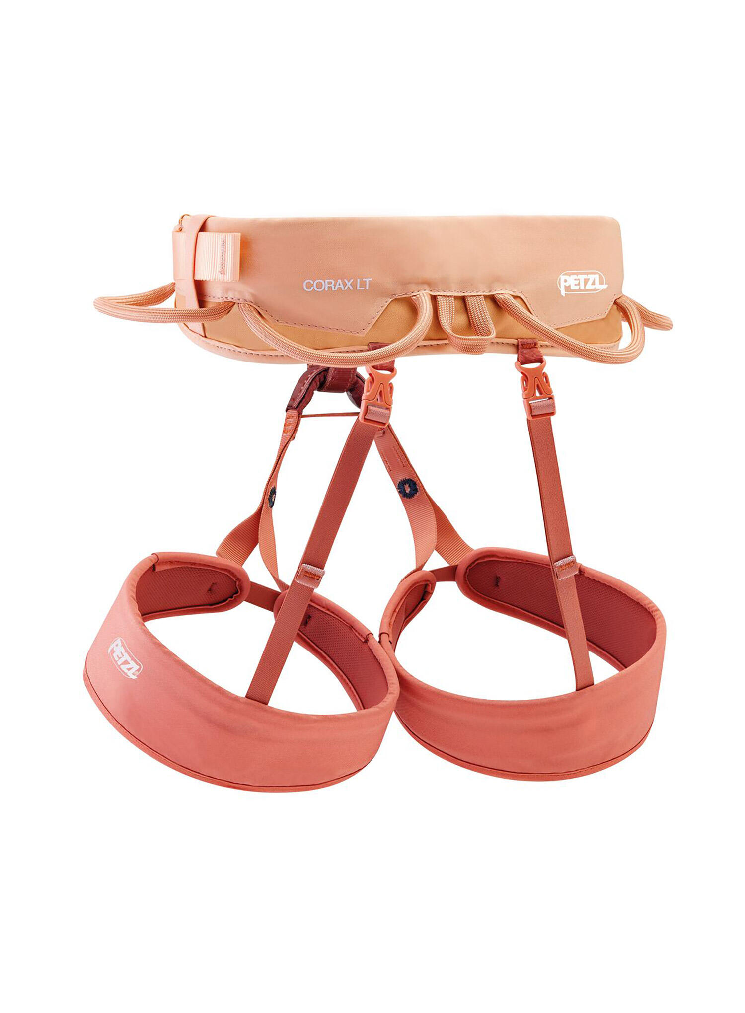 Petzl Corax LT Harnais Escalade Femme XS corail/sable, coupe ergonomique 2/6
