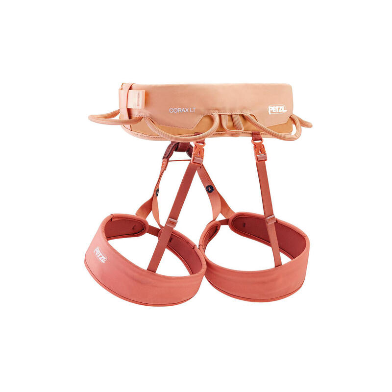 Harnais Petzl Corax LT pentru femei, corail/sable, ergonomic