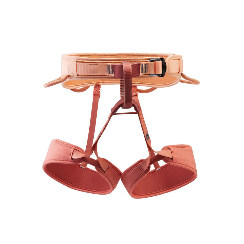 Harnais Petzl Corax LT pentru femei, corail/sable, ergonomic