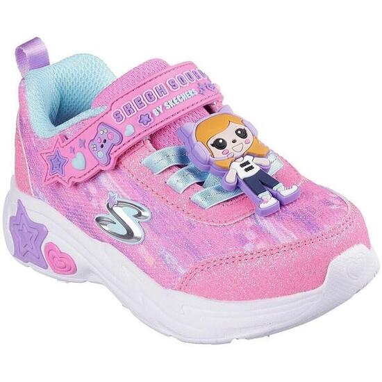 Zapatillas Skechers Snuggle Sneaks - Ske, Rosado, Niños