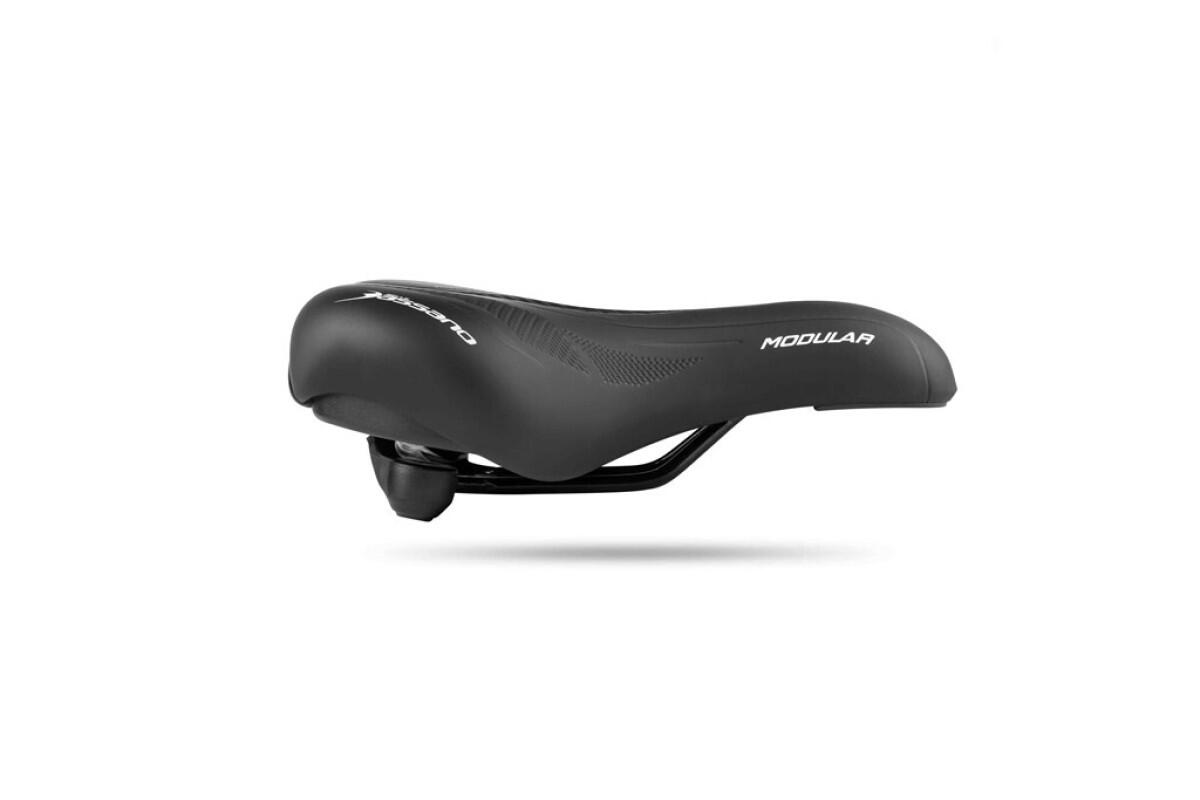 Selle Bassano Modular Ergo E-City Zwart - Comfortabel Fietszadel 3/4