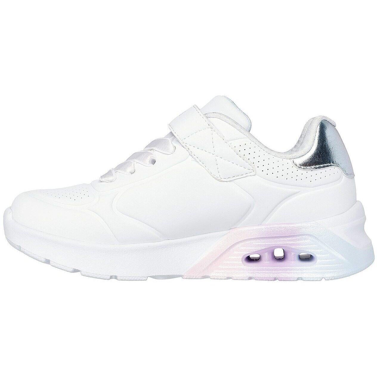 Calçado Skechers Uno Lite 2.0 - Vivid, Branco, Crianças 5/5