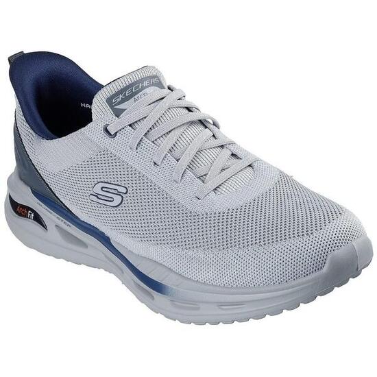 Zapatillas Skechers Arch Fit Orvan - Kin, Gris, Hombre
