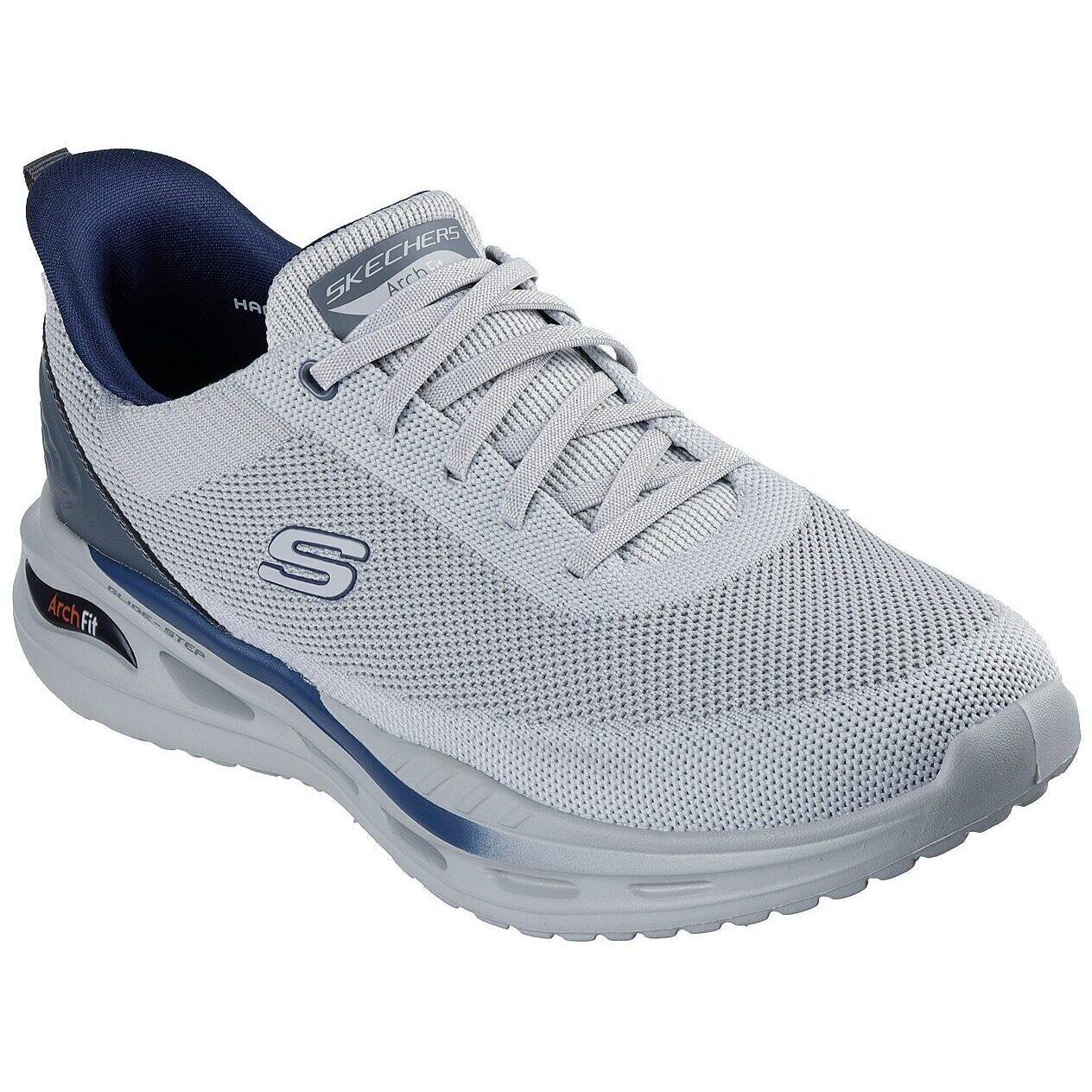 Skechers - Baskets Skechers Arch Fit Orvan - Kin, Gris, Hommes - Chaussures De Sport - Gris - 44 - Decathlon