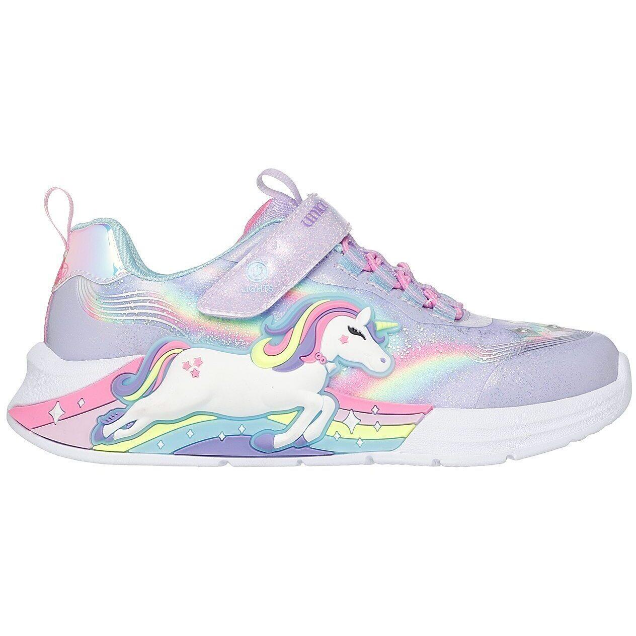 Scarpe da ginnastica Skechers Unicorn Chaser, Viola, Bambini 3/6