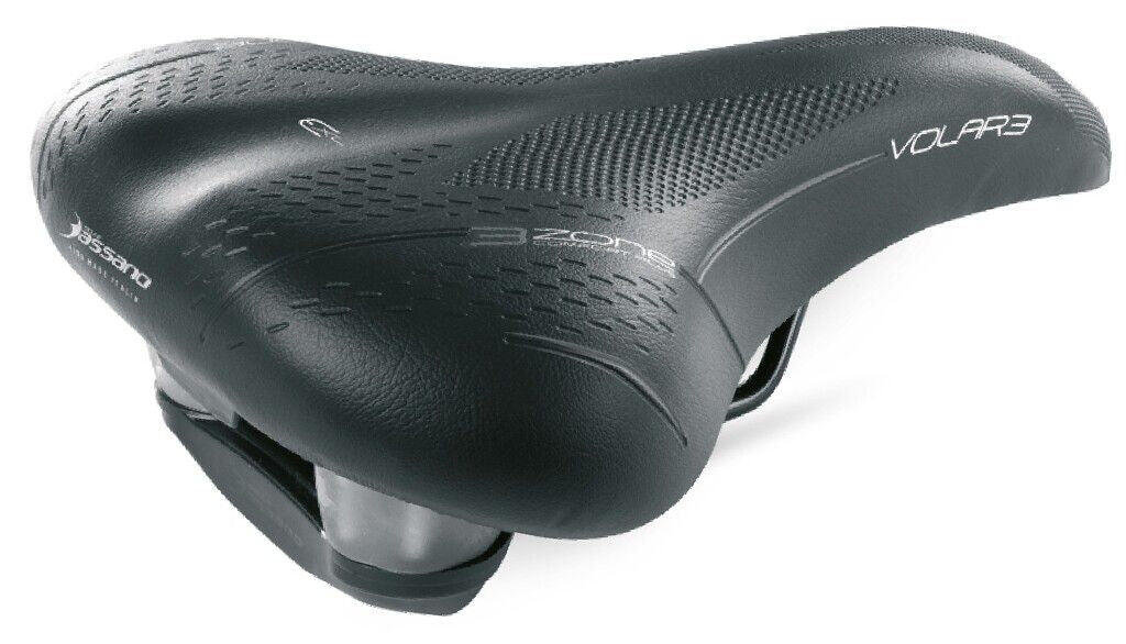 SELLE BASSANO Zadel Selle Bassano Volare 3Zone ELM Uni Zwart