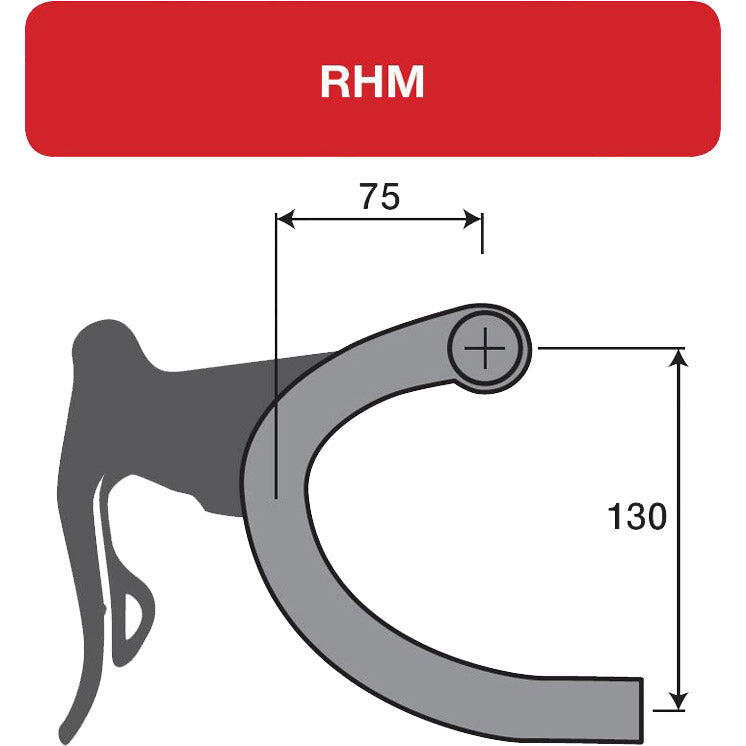 Manubri Deda Zero2 Dcr, Rhm-Evo 6061 Di2 7/7