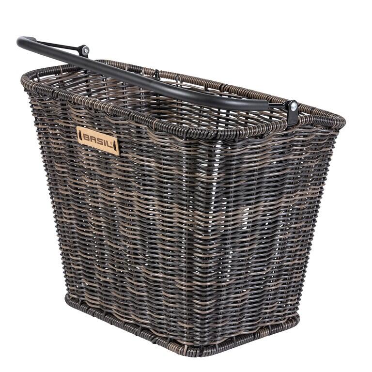 BASIL Przedni kosz rowerowy Bremen „Rattan Look BE/KF naturalny”