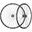 Miche Ensemble de Roues Pistard WR 24 32 Nabe Noire (Fil)