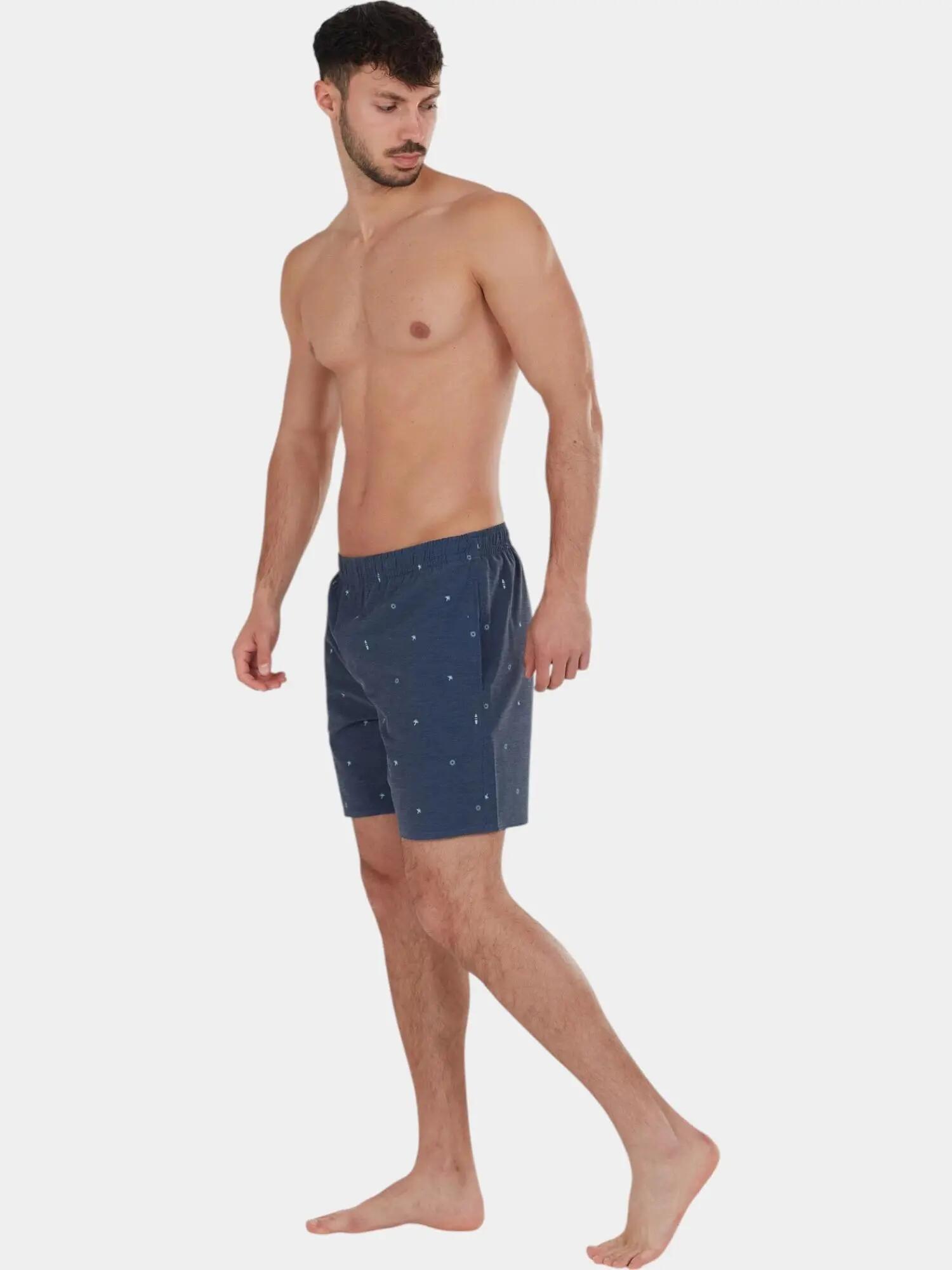 Férfi boardshort Bono Print Boardshorts 3/7