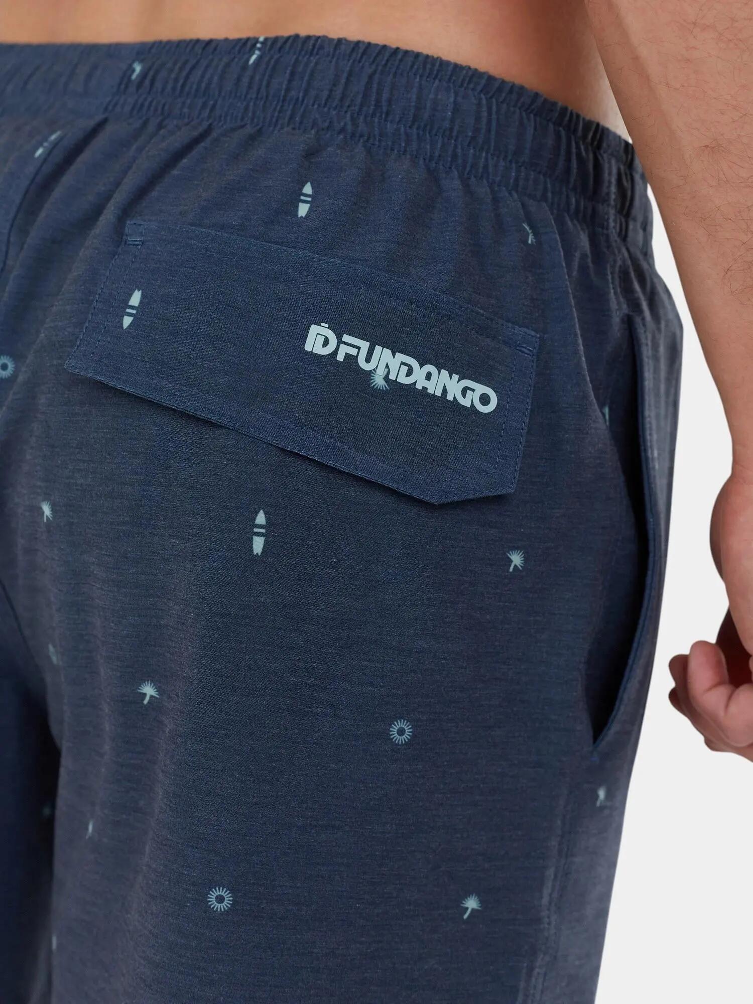 Férfi boardshort Bono Print Boardshorts 5/7