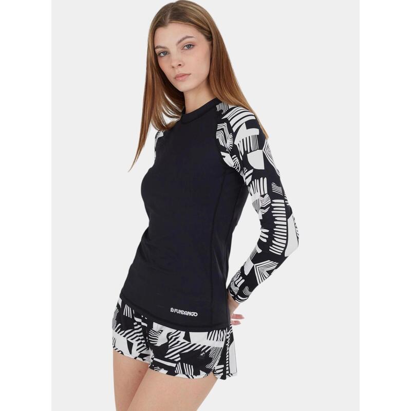 Lycra cu maneci lungi Joyce Long Sleeve Rashguard femei