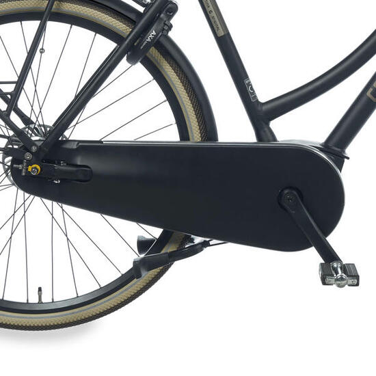 Cortina Nostalgia MM osłona łańcucha czarna na koła 28 cali