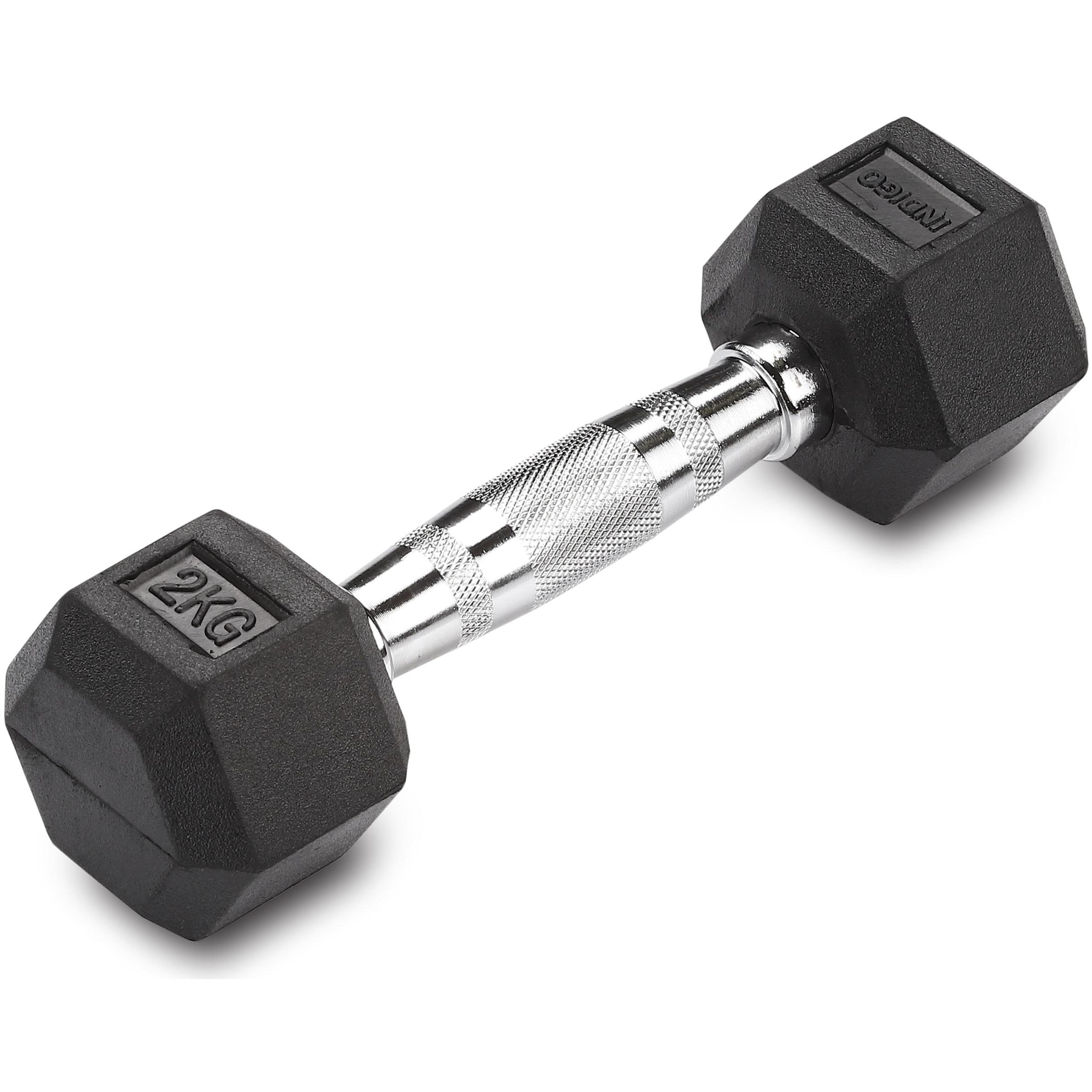 INDIGO SPORTS Šestihranné litinové činky Fitness INDIGO