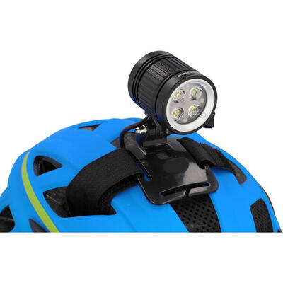 FISCHER LED Fahrradhelmlampe LUMOZ 1600. 4 Leuchtmodi. inkl. Akku