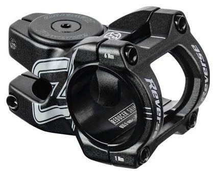 REVERSE Reverse E-Black One D-2 31,8 / 35 mm 8 ° Attacco manubrio nero / grigio