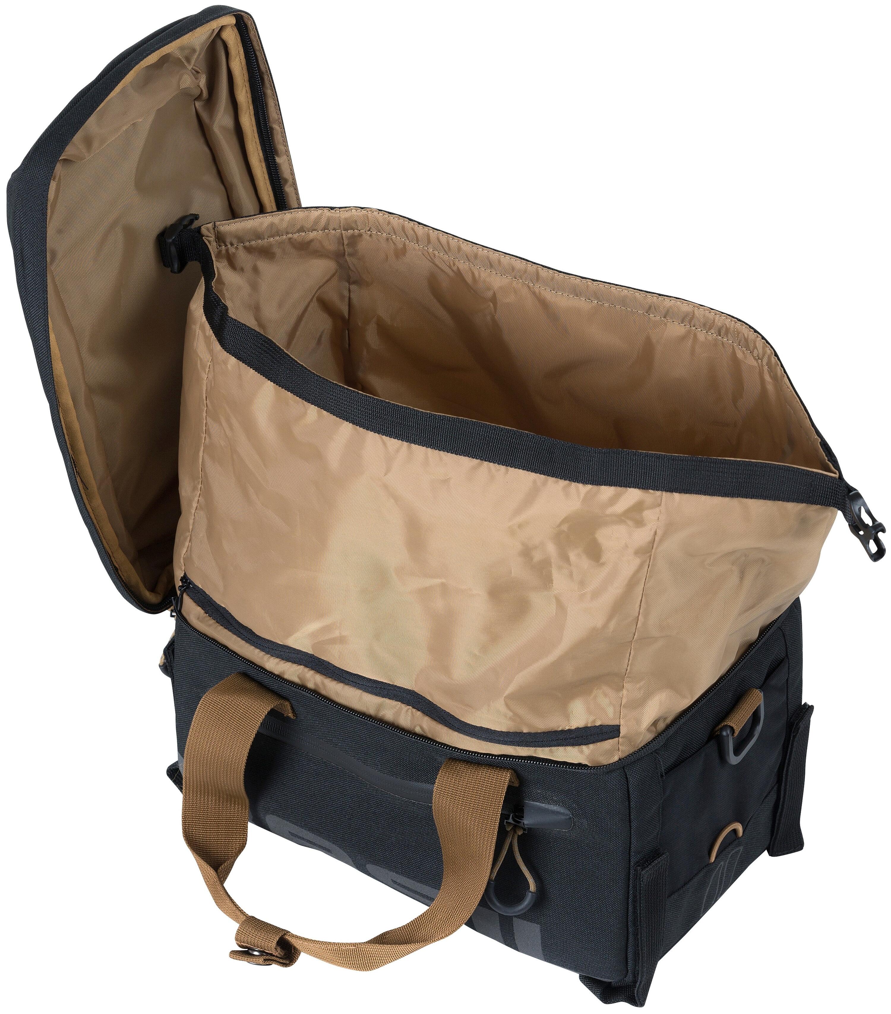 Bagagedraagtas "Miles" - zwart/bruin 7/7