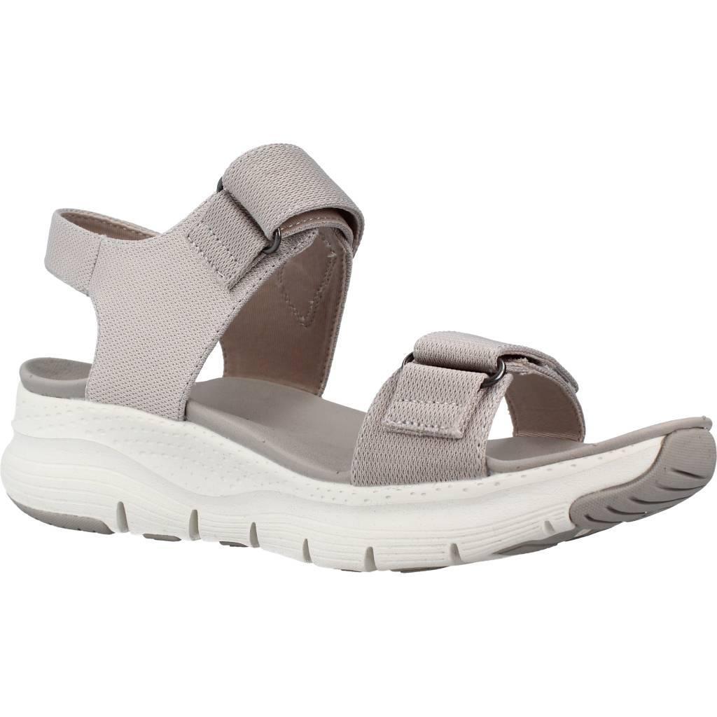 Sandales Skechers Modèle Arch Fit Touristy Couleur Beige 5/5